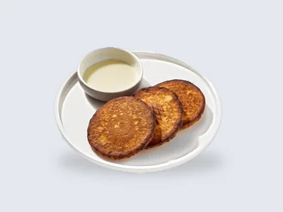 Оладушки со сгущёнкой