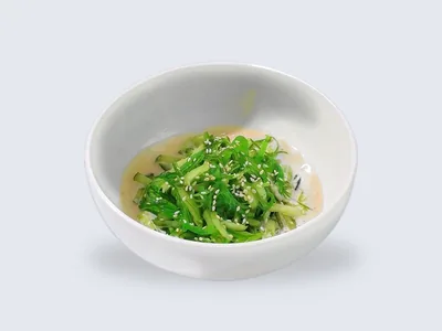 Салат чука с огурцом