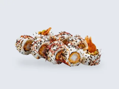 Ролл с креветкой и чили