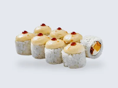 Запечённый ролл с курицей